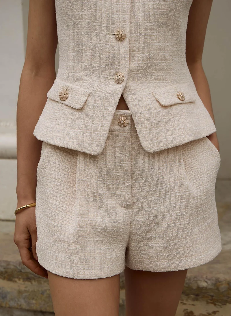 Lichi Mini tweed shorts